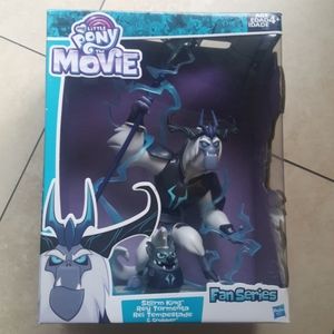 My little pony the movie storm king and Grubber.
